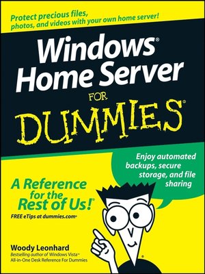 cover image of Windows Home Server For Dummies